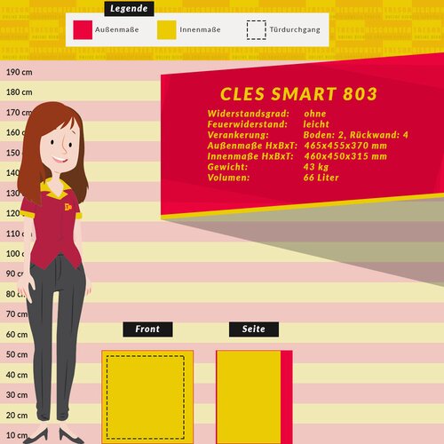 CLES smart 803 Mbeltresor