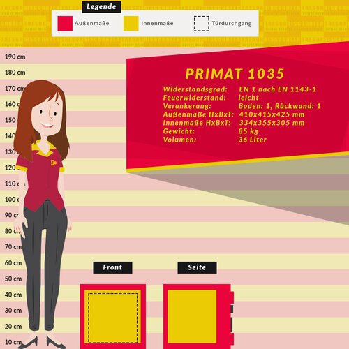 Primat 1035 Wertschutztresor EN1