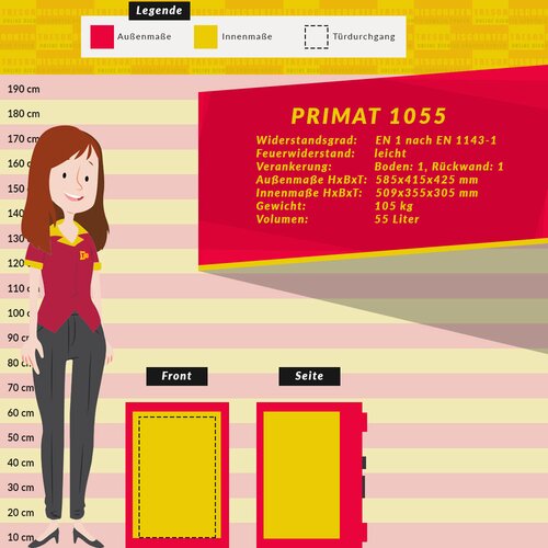 Primat 1055 Wertschutztresor EN1