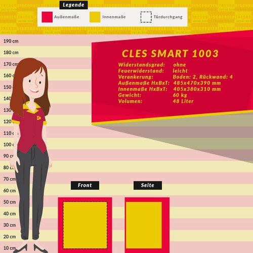 CLES smart S1003 Mbeltresor