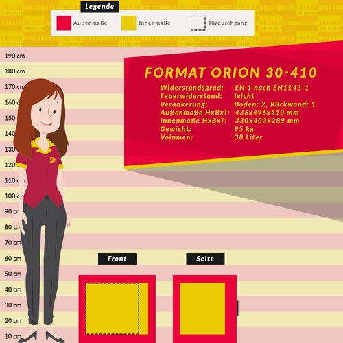 Format Orion 30-410 Wertschutzschrank